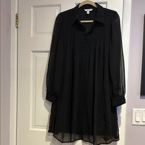 Nine West Black Sheer Dress